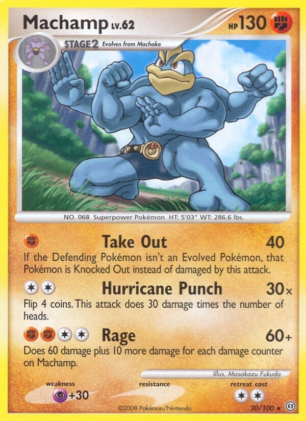 Image for Machamp (20/100) (Stormfront) - Pokemon