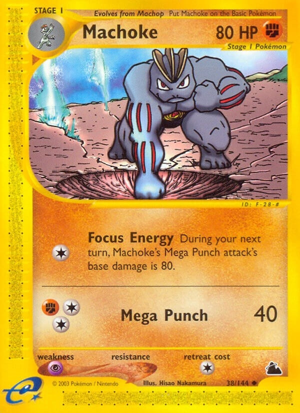 Image for Machoke (038/144) (Skyridge) - Pokemon