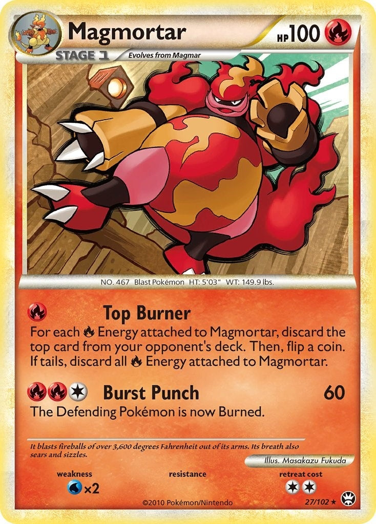 Image for Magmortar (27/102) (Triumphant) - Pokemon