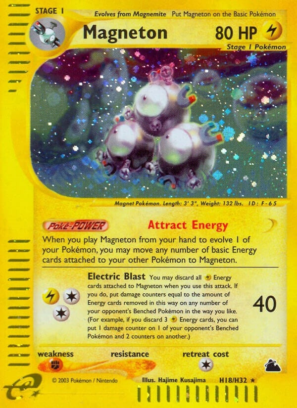 Image for Magneton (H18) (H18/H32) (Skyridge) - Pokemon