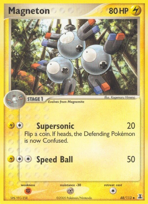 Image for Magneton (48/113) (Delta Species) - Pokemon