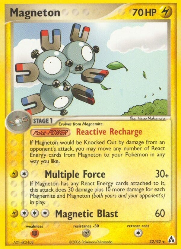 Image for Magneton (22/92) (Legend Maker) - Pokemon