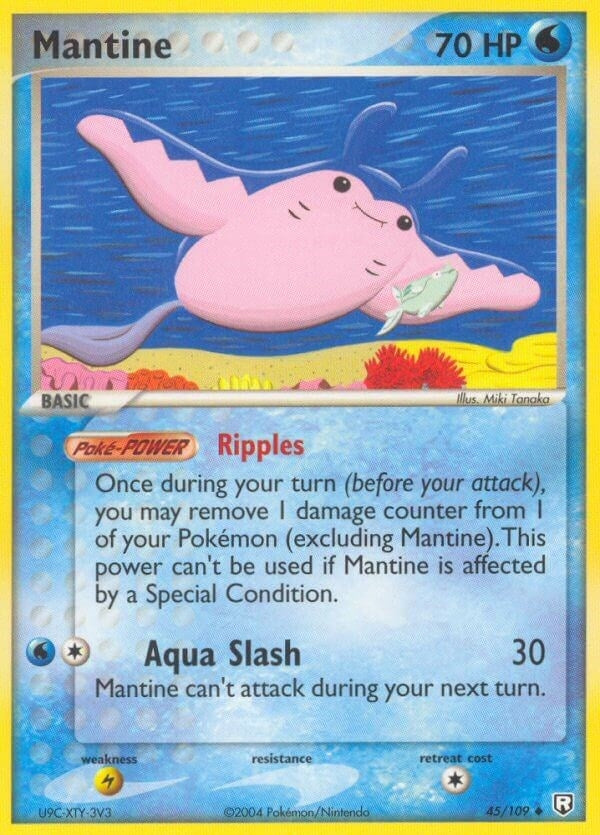 Image for Mantine (45/109) (Team Rocket Returns) - Pokemon