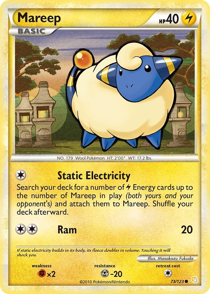 Image for Mareep (73/123) (HeartGold SoulSilver) - Pokemon