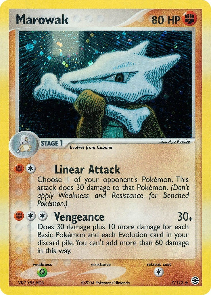 Image for Marowak (7/112) (FireRed & LeafGreen) - Pokemon