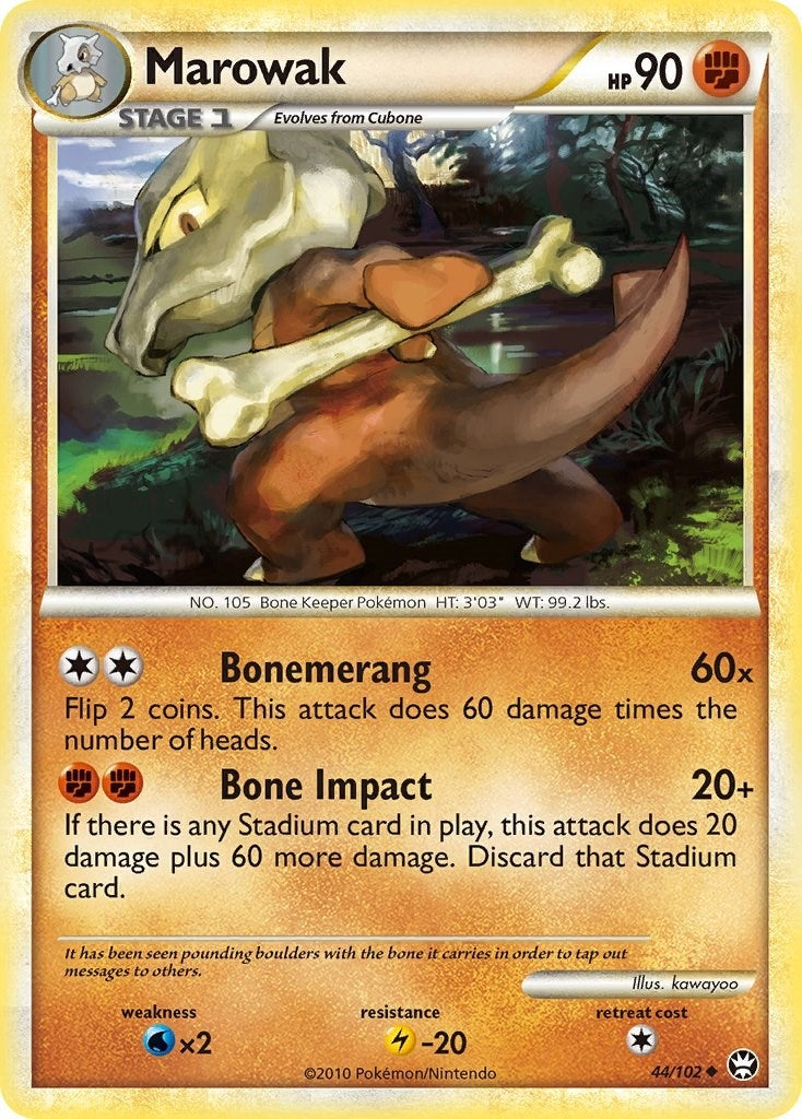 Image for Marowak (44/102) (Triumphant) - Pokemon