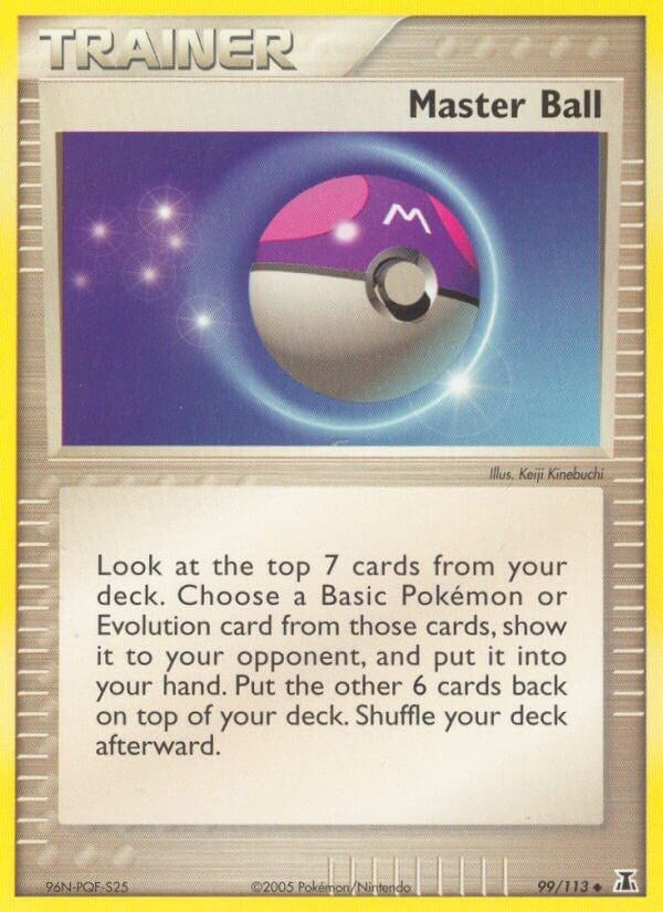 Image for Master Ball (99/113) (Delta Species) - Pokemon