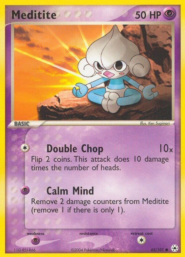 Image for Meditite (65/101) (Hidden Legends) - Pokemon