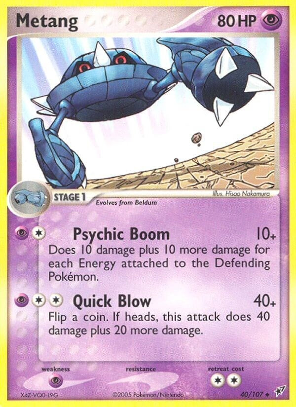Image for Metang (40/107) (Deoxys) - Pokemon