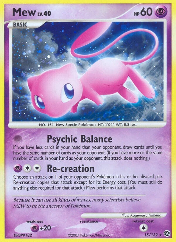 Image for Mew (15/132) (Secret Wonders) - Pokemon