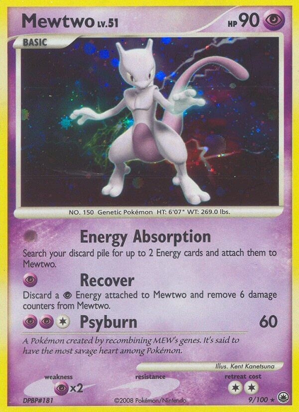 Image for Mewtwo (9/100) (Majestic Dawn) - Pokemon