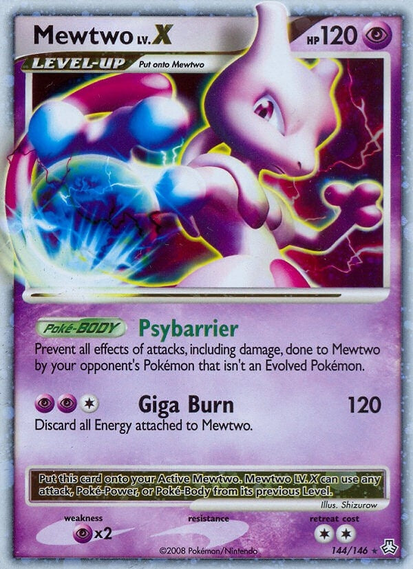 Image for Mewtwo LV.X (144/146) (Legends Awakened) - Pokemon