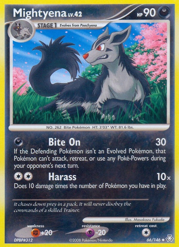 Image for Mightyena (66/146) (Legends Awakened) - Pokemon