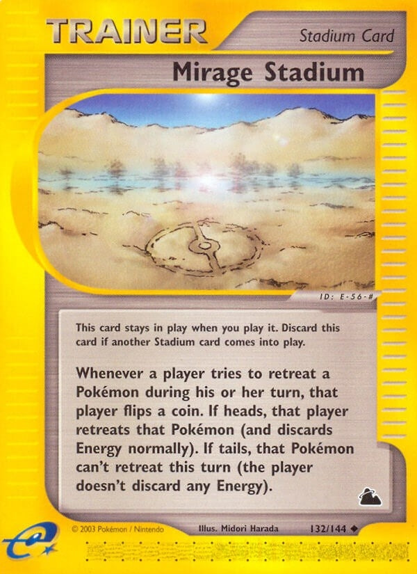 Image for Mirage Stadium (132/144) (Skyridge) - Pokemon