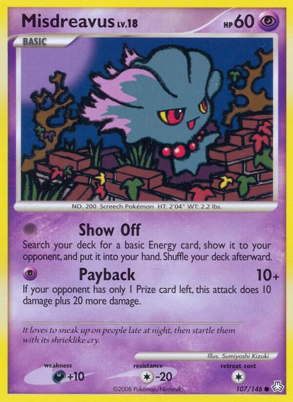 Image for Misdreavus (107/146) (Legends Awakened) - Pokemon