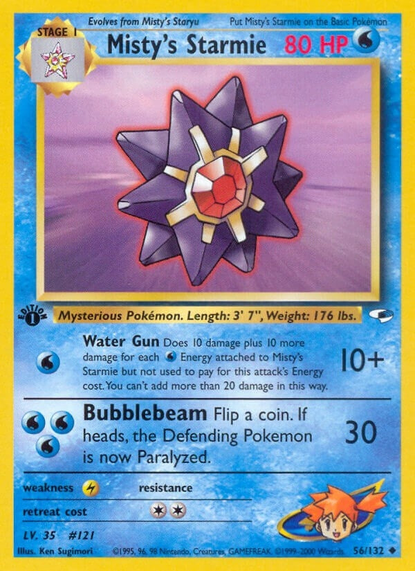 Image for Misty's Starmie (056/132) (Gym Heroes) - Pokemon
