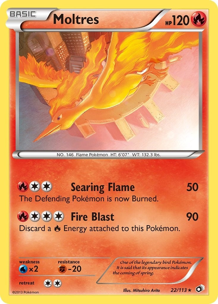 Image for Moltres (22/113) (Legendary Treasures) - Pokemon