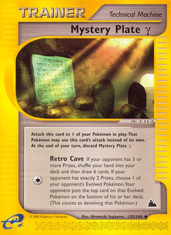 Image for Mystery Plate Gamma (135/144) (Skyridge) - Pokemon