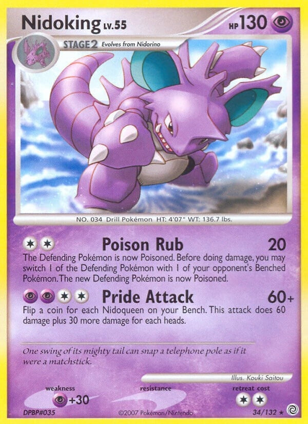 Image for Nidoking (34/132) (Secret Wonders) - Pokemon