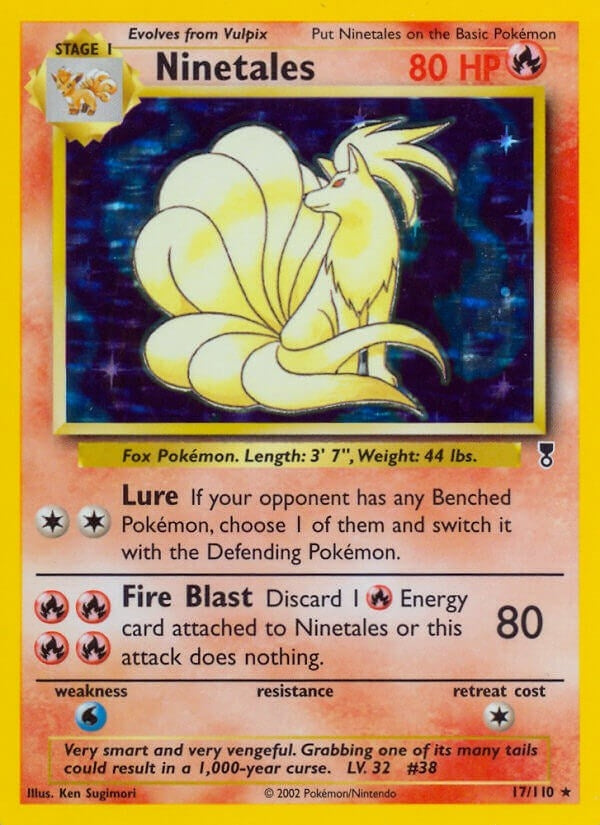 Image for Ninetales (017/110) (Legendary Collection) - Pokemon