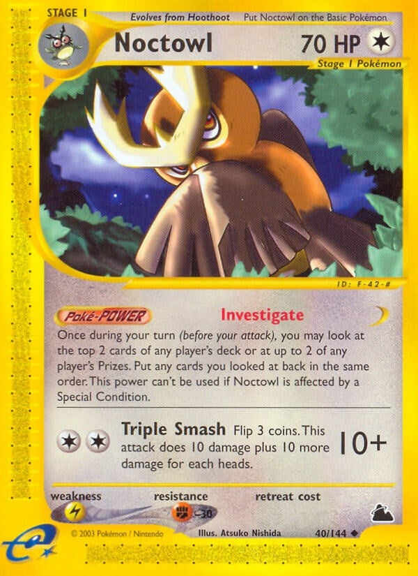 Image for Noctowl (040/144) (Skyridge) - Pokemon