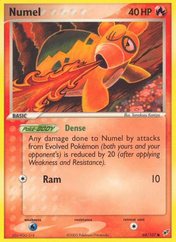 Image for Numel (68/107) (Deoxys) - Pokemon