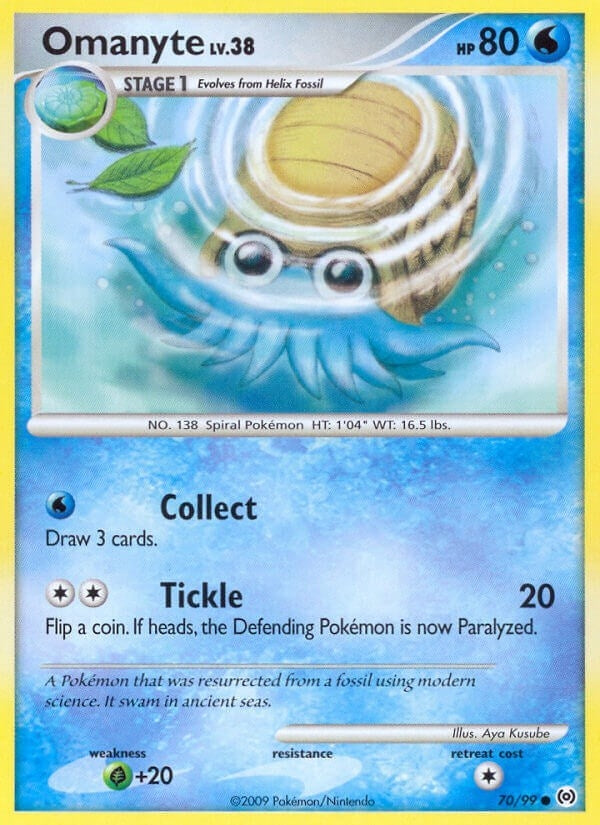 Image for Omanyte (70/99) (Arceus) - Pokemon
