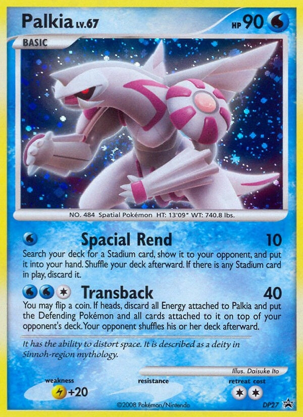 Image for Palkia - DP27 (DP27) (Diamond and Pearl Promos) - Pokemon