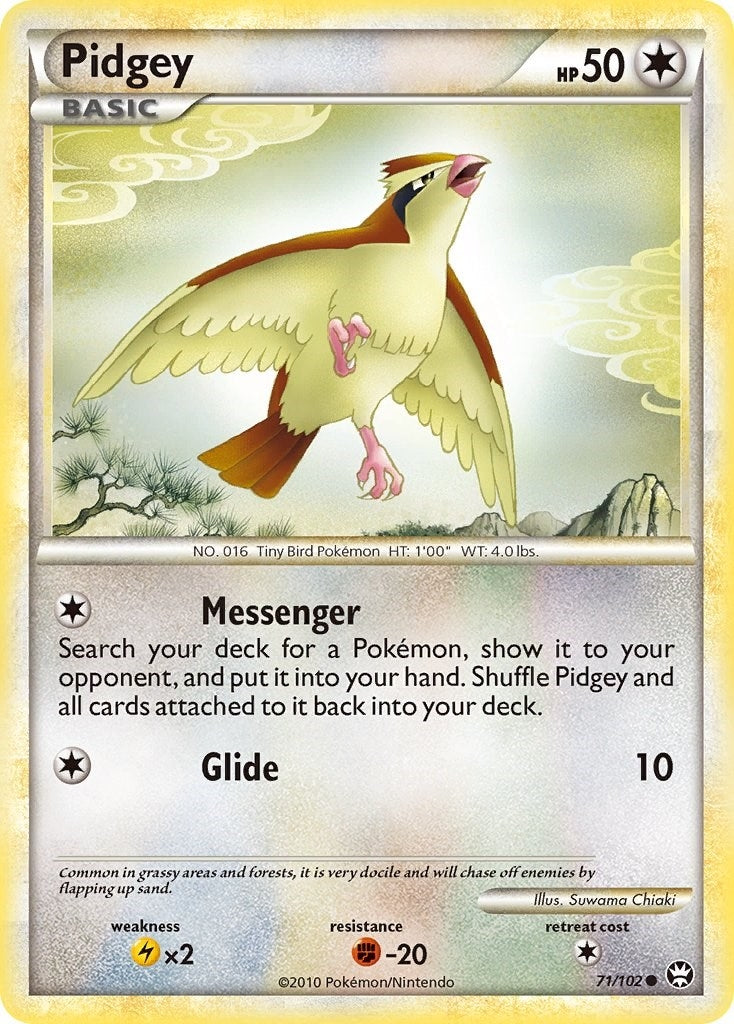 Image for Pidgey (71/102) (Triumphant) - Pokemon