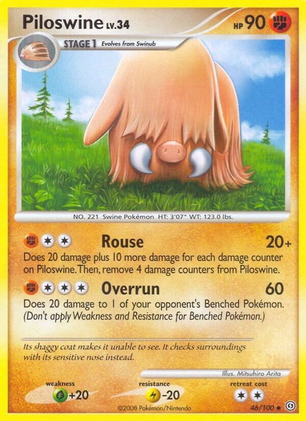 Image for Piloswine (46/100) (Stormfront) - Pokemon