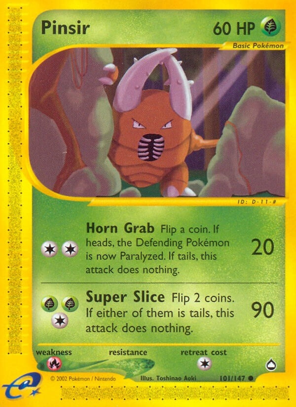 Image for Pinsir (101/147) (Aquapolis) - Pokemon