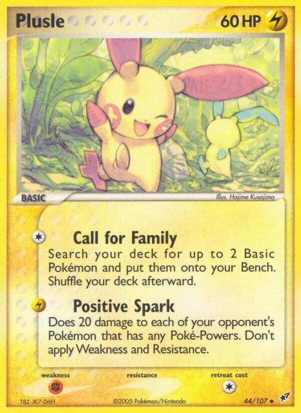 Image for Plusle (44/107) (Deoxys) - Pokemon