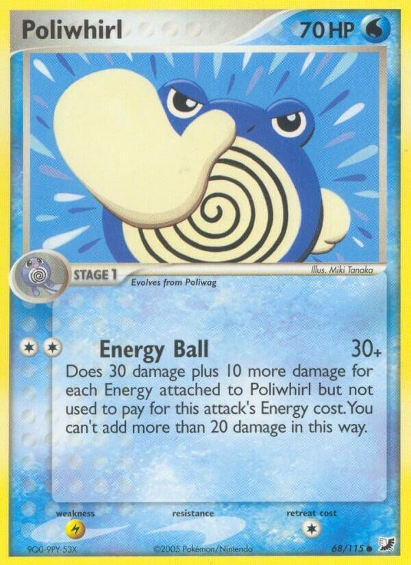 Image for Poliwhirl (68/115) (Unseen Forces) - Pokemon