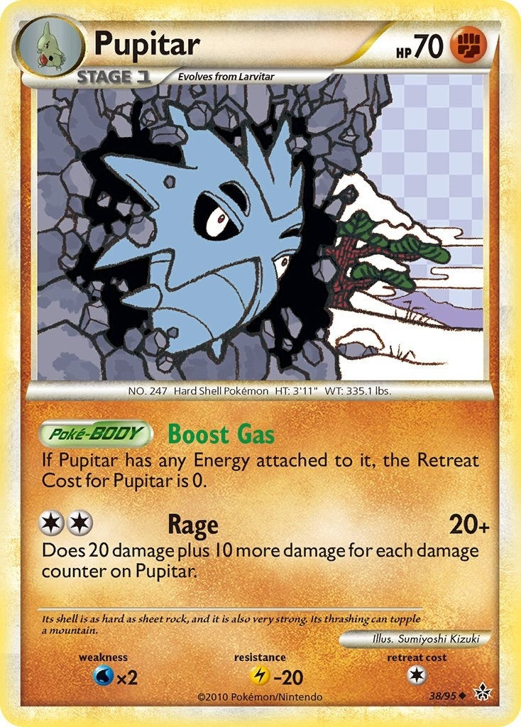 Image for Pupitar (38) (38/95) (Unleashed) - Pokemon