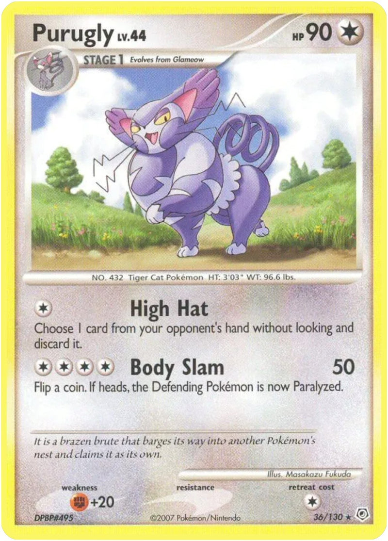 Image for Purugly (36/130) (Diamond and Pearl) - Pokemon