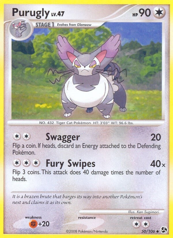 Image for Purugly (50/106) (Great Encounters) - Pokemon
