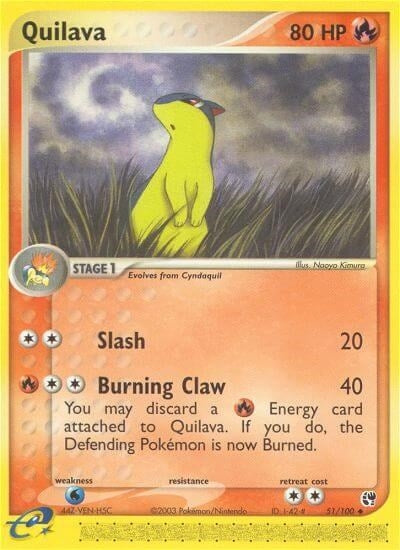 Image for Quilava (51/100) (Sandstorm) - Pokemon