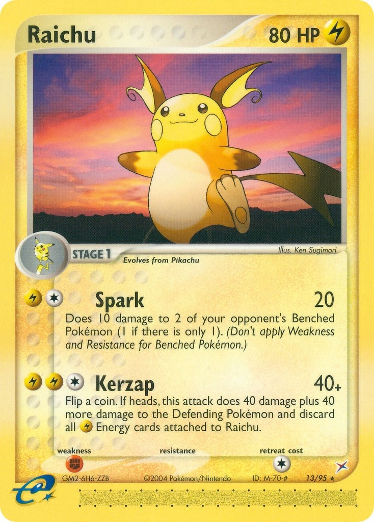 Image for Raichu (13/95) (Team Magma vs Team Aqua) - Pokemon