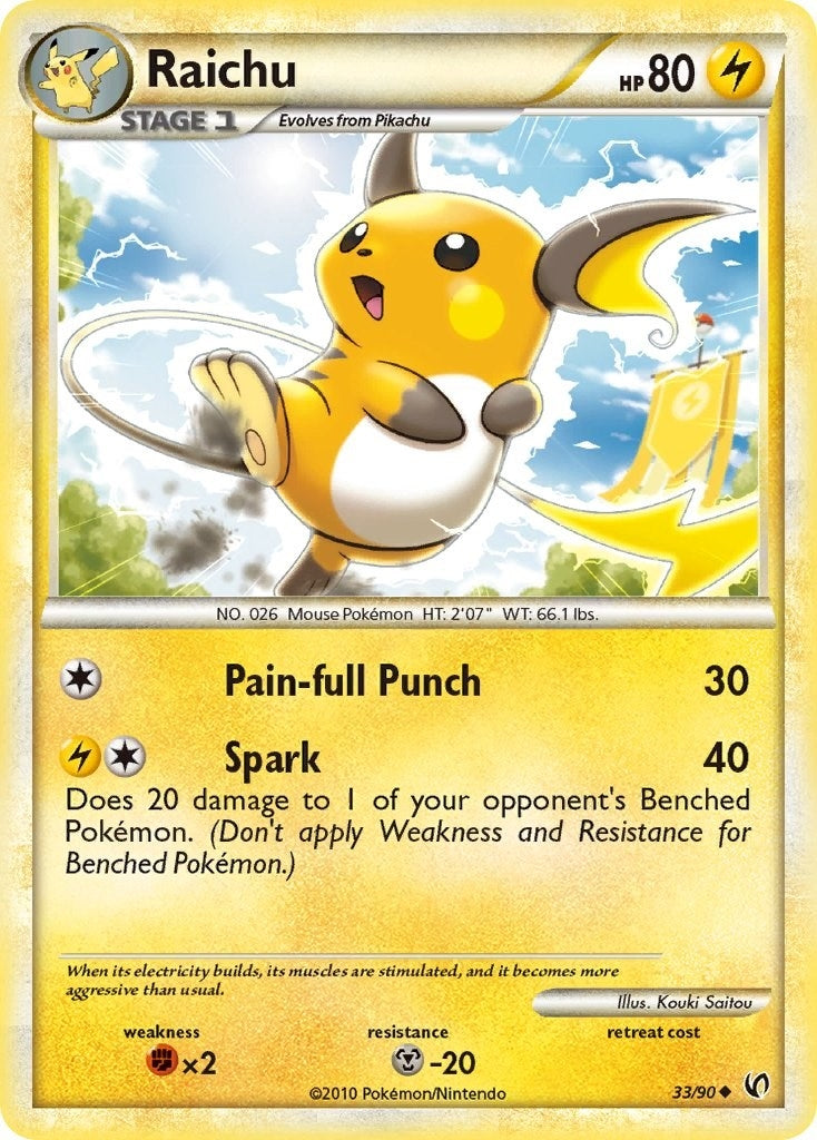 Image for Raichu (33/90) (Undaunted) - Pokemon