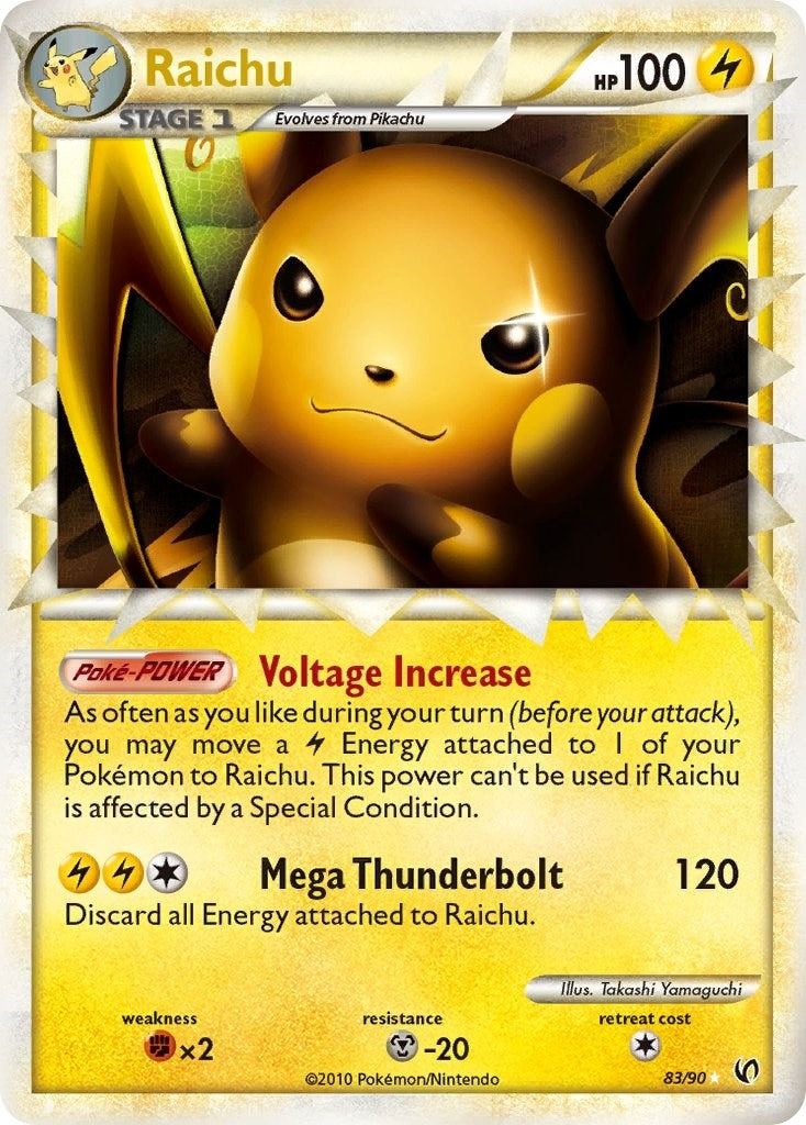 Image for Raichu (Prime) (83/90) (Undaunted) - Pokemon
