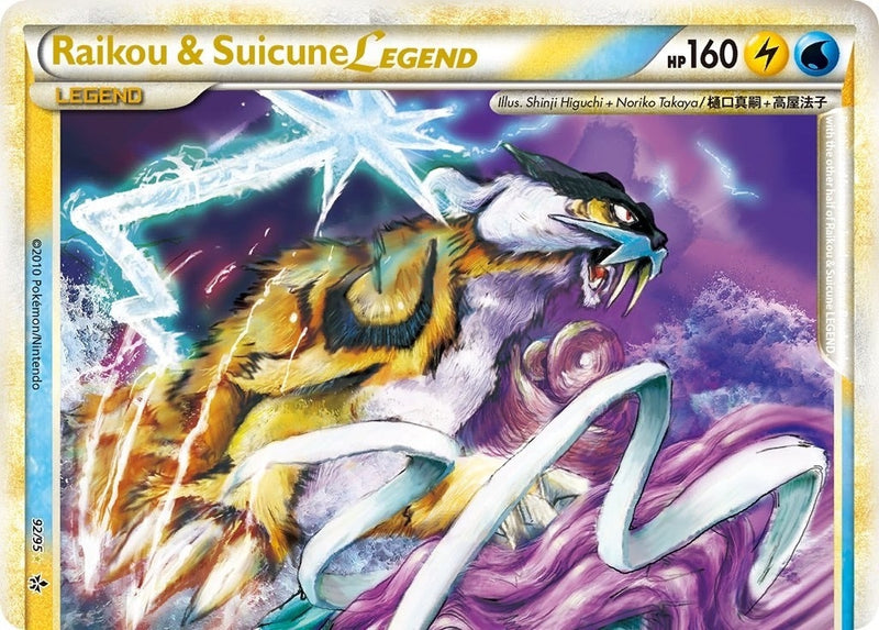 Image for Raikou & Suicune Legend (Top) (92/95) (Unleashed) - Pokemon