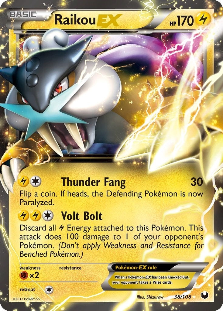 Image for Raikou EX (38/108) (Dark Explorers) - Pokemon