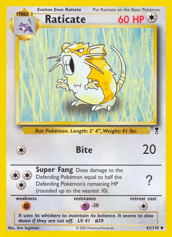 Image for Raticate (061/110) (Legendary Collection) - Pokemon