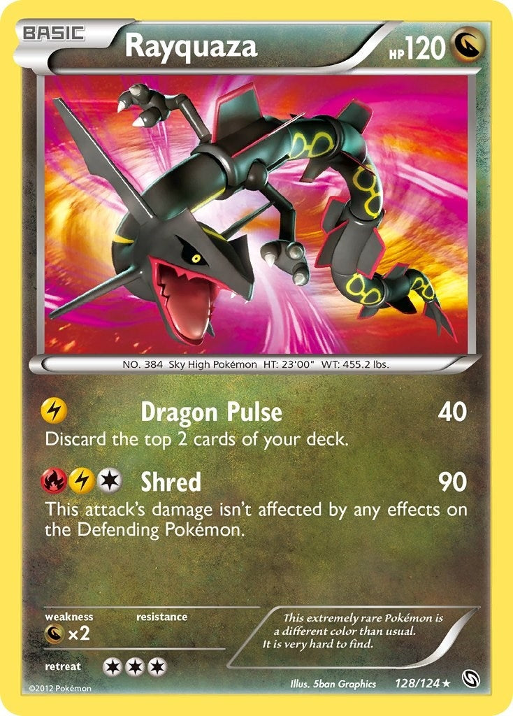 Image for Rayquaza (128/124) (Dragons Exalted) - Pokemon