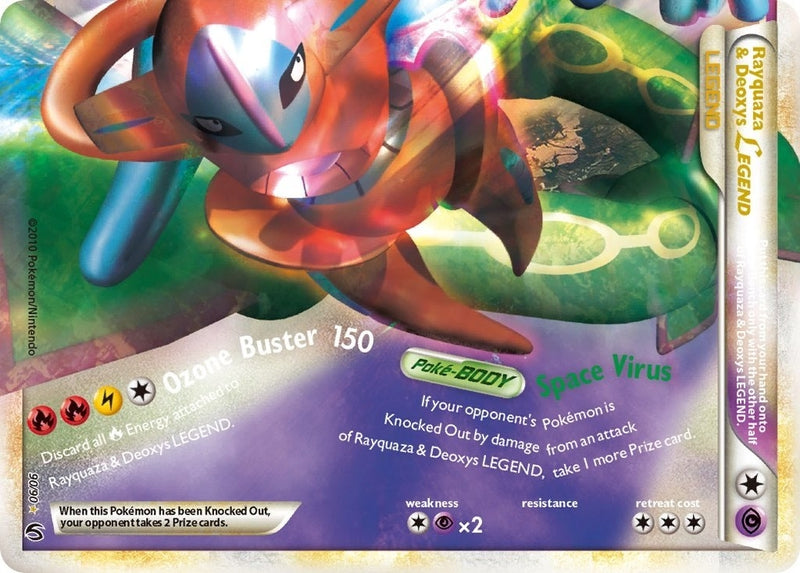 Image for Rayquaza & Deoxys Legend (Bottom) (90/90) (Undaunted) - Pokemon