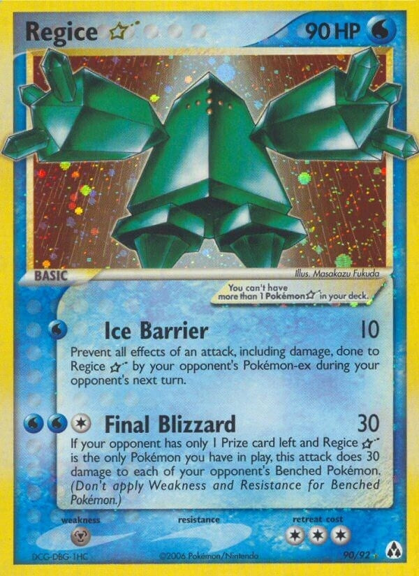 Image for Regice Star (90/92) (Legend Maker) - Pokemon