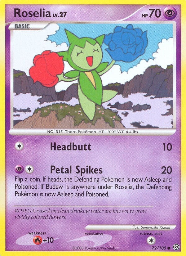Image for Roselia (72/100) (Stormfront) - Pokemon