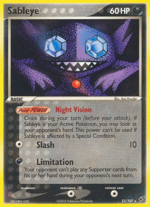Image for Sableye (23/107) (Deoxys) - Pokemon