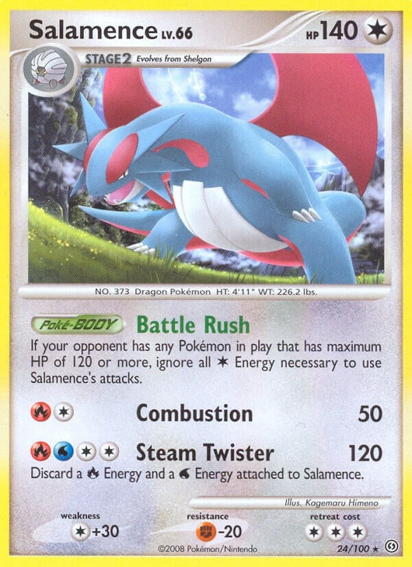 Image for Salamence (24/100) (Stormfront) - Pokemon