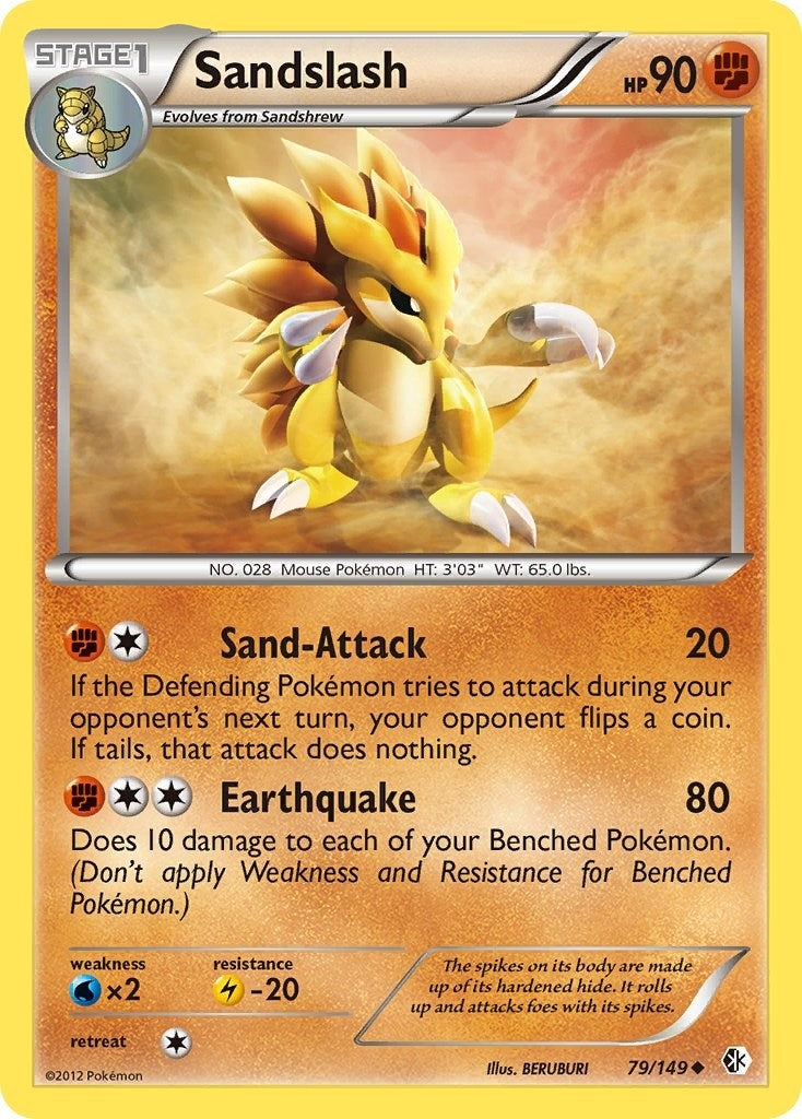 Image for Sandslash (79/149) (Boundaries Crossed) - Pokemon
